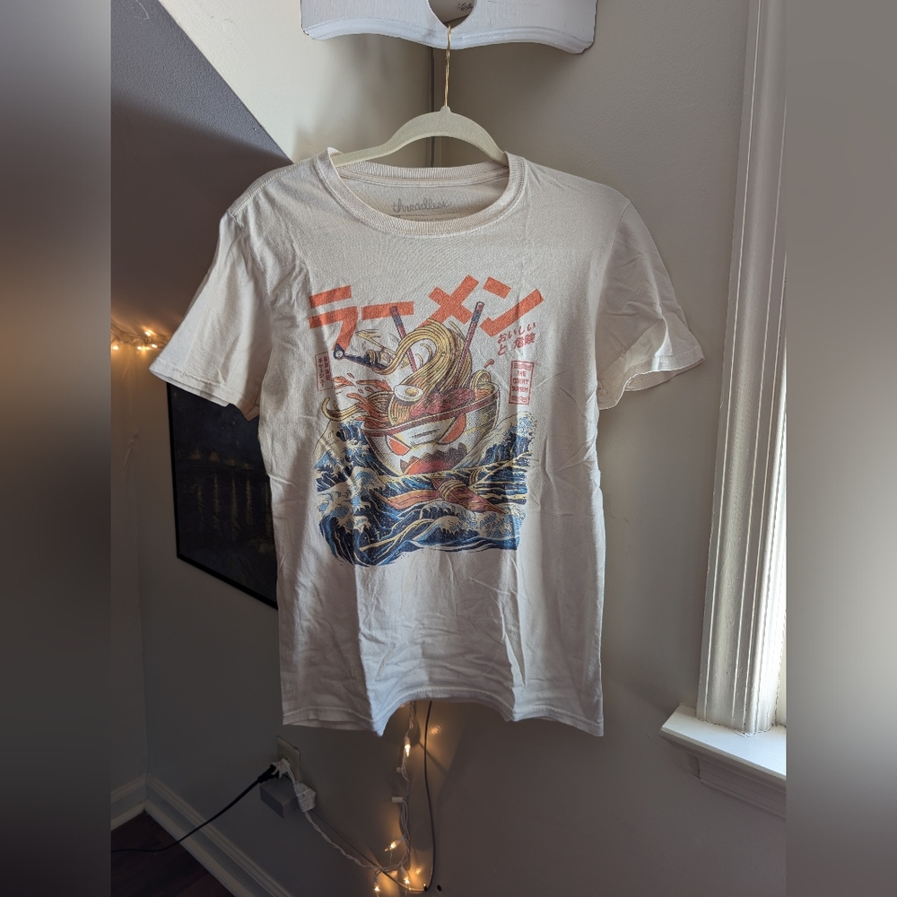 Ramen Graphic Threadless Cream Tee